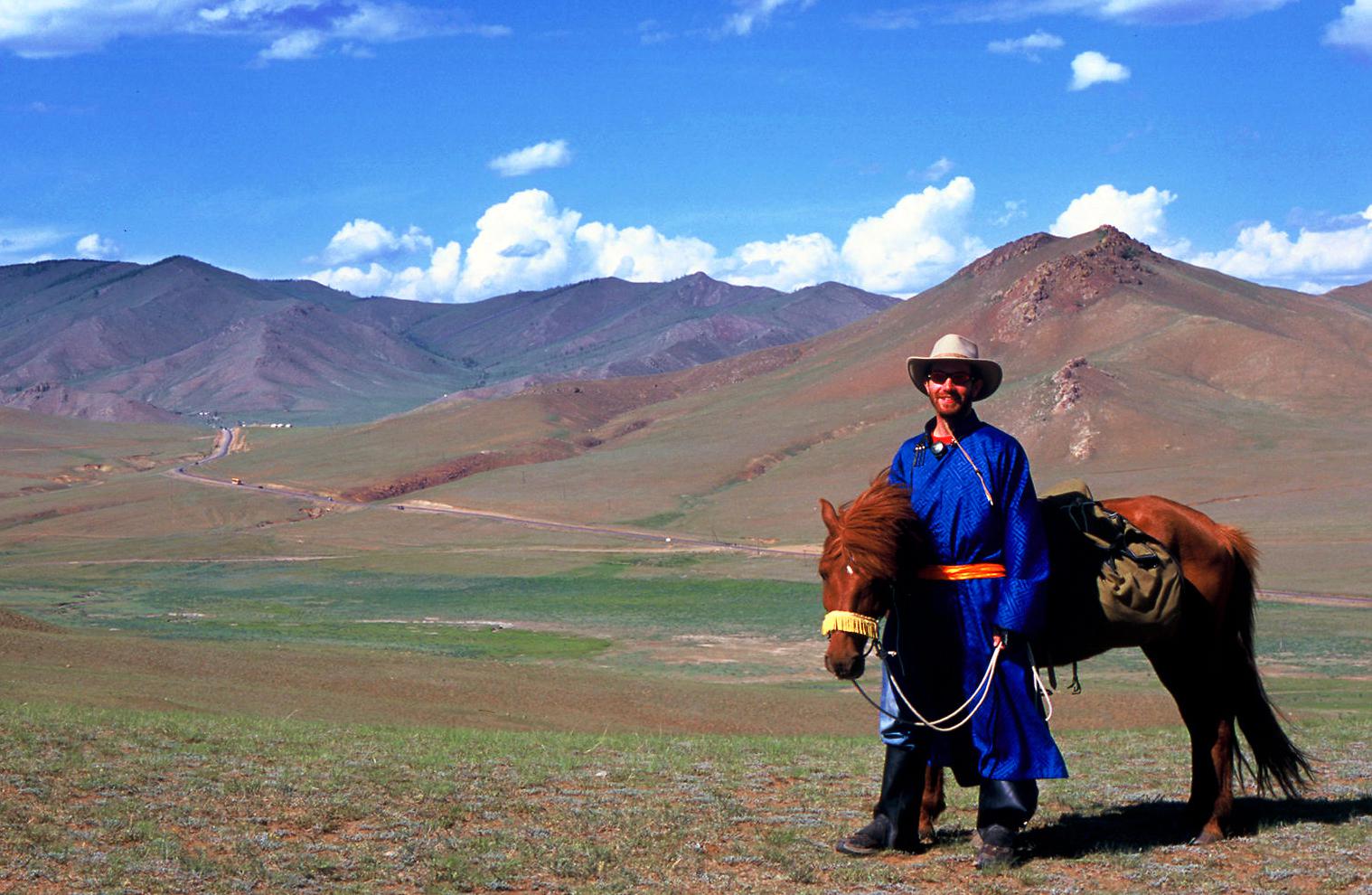 Sean with Attila the Horse