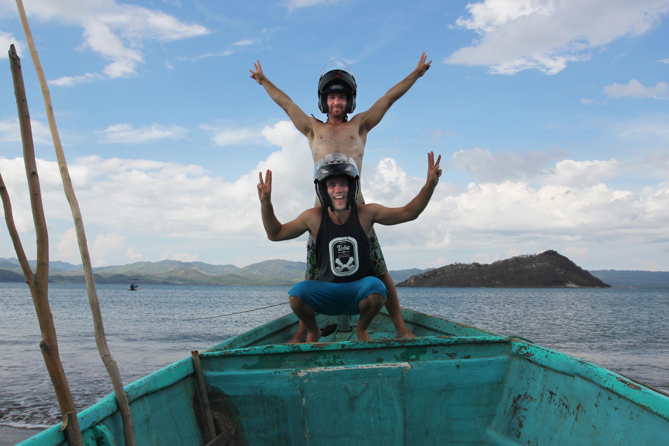 6,000 miles - Near La Cruz, Costa Rica -- Knowing we were near the 6k mile marker, we made a day of celebrating and intentionally hugged beach roads with a six pack until we hit the mark.